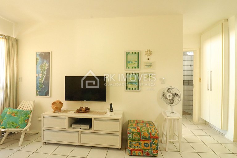 Apartamento 01 dormitorio zona privilegiada frente al mar -