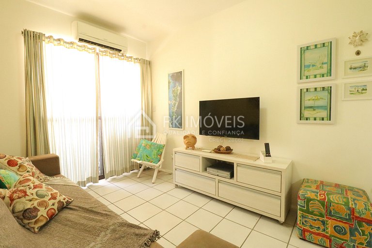 Apartamento 01 dormitorio zona privilegiada frente al mar -