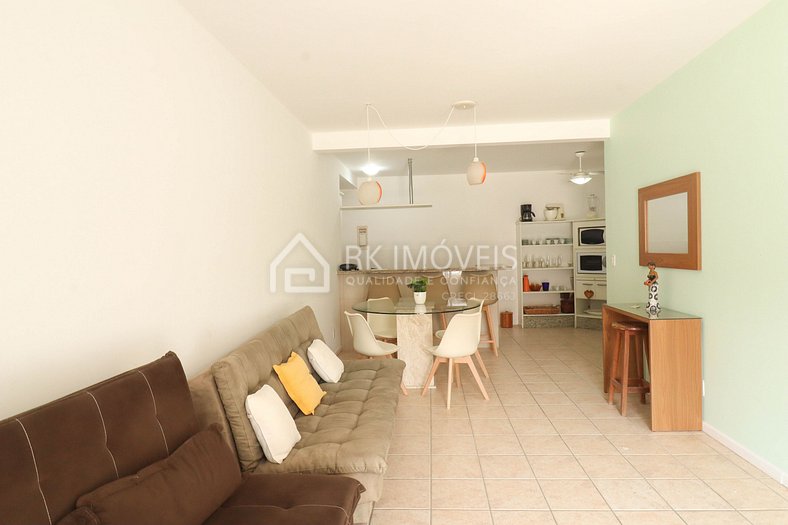 Apartamento a 30m del mar para 6 personas.