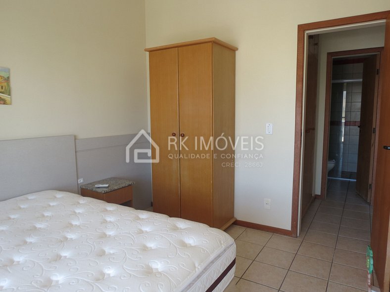 Apartamento Holiday Florianópolis -209B-RK Imóveis Temporada