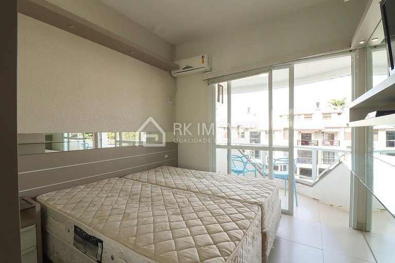 Apartamento Holiday Florianópolis -223A-RK Imóveis Temporada