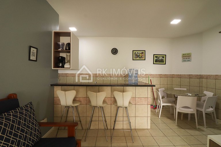 Apartamento Holiday Florianópolis -249B-RK Imóveis Temporada