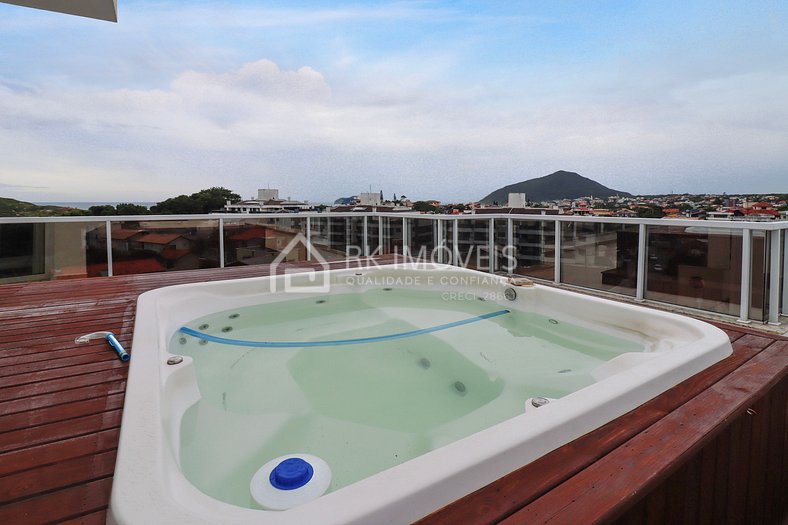 Coverage with 3 suites and jacuzzi Mirante Home Club - OZ01I