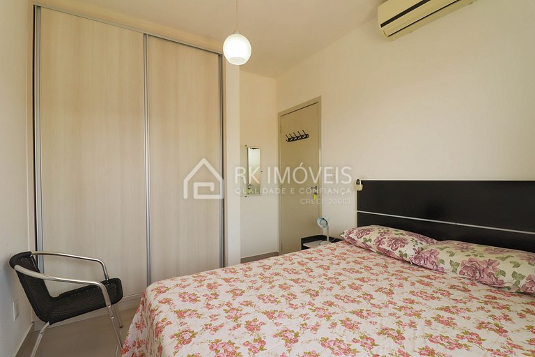 Excelente apartamento vista mar com 2 dormitórios - NM01I